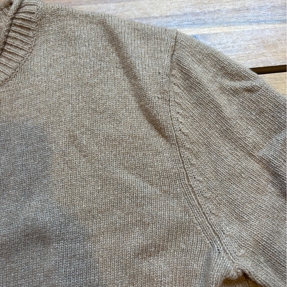 Jenni Kayne Tan/Camel Wool and Cashmere Sweater Women's Size XS - Picture 4 of 8